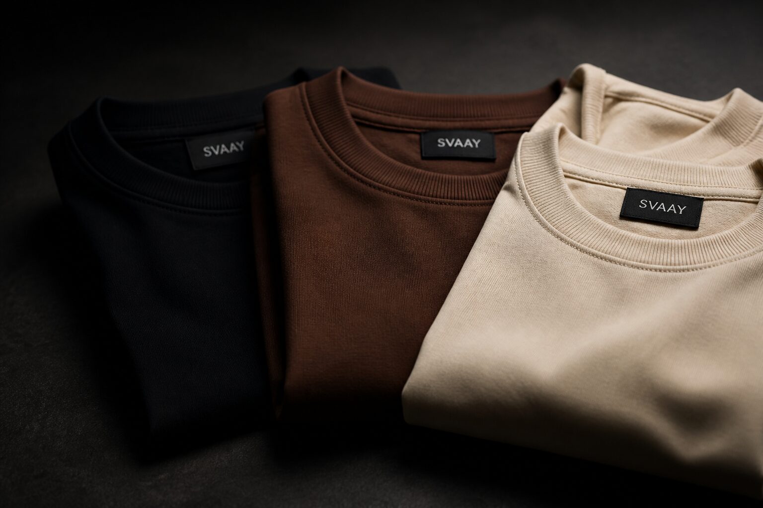 Folded SVAAY tees